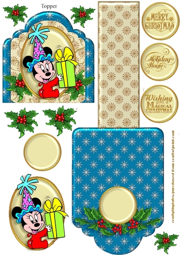 Friends of Mickey Christmas Mini Easel 9
