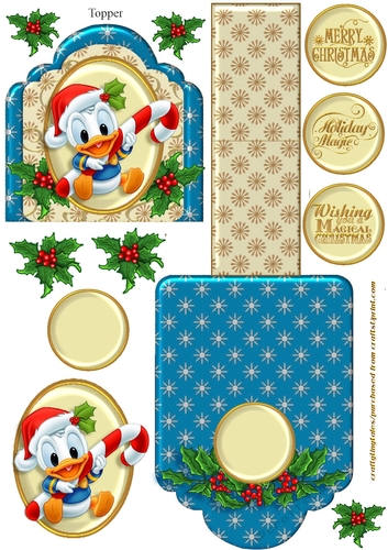 Friends of Mickey Christmas Mini Easel 10