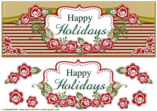 Large DL Christmas Greeting Card Front.7