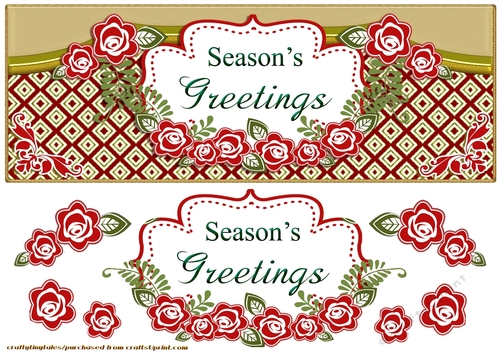 Large DL Christmas Greeting Card Front.12