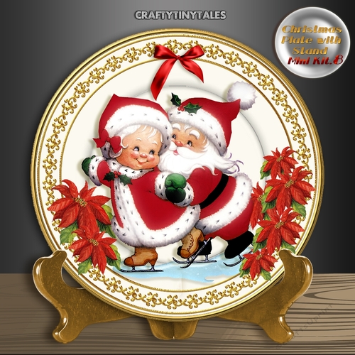 Christmas Plate with Stand Mini Kit.8