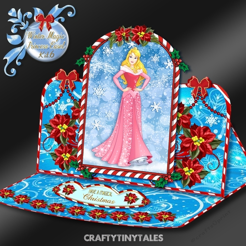 Winter Magic Princess Easel Mini Kit.6