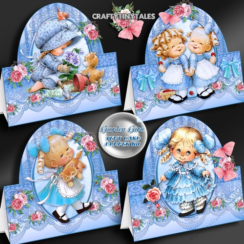 Garden Girls Tent Card Bumper Kit
