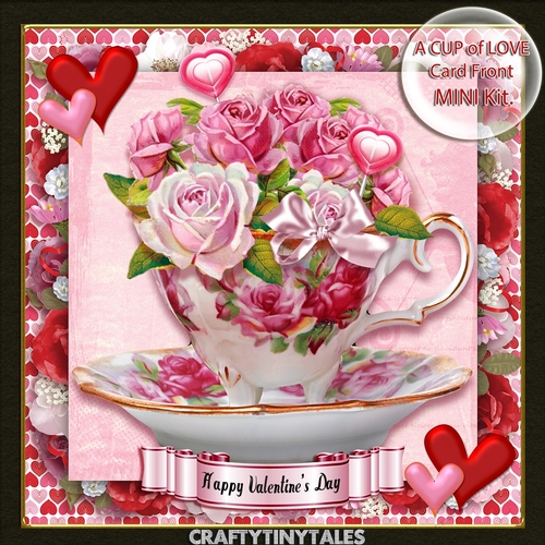 A Cup of Love Card Front Mini Kit.1