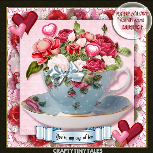 A Cup of Love Card Front Mini Kit.3
