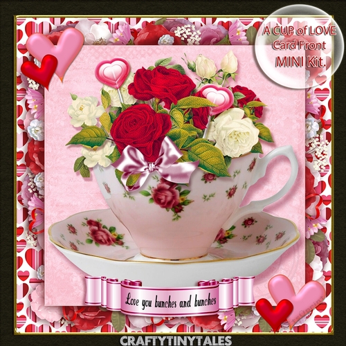 A Cup of Love Card Front Mini Kit.4