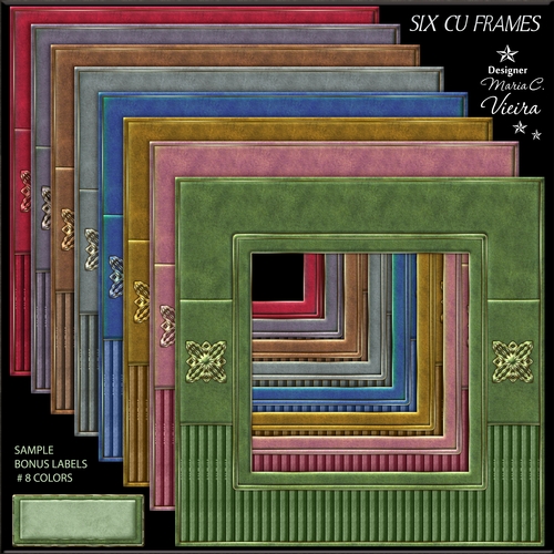 Eight Suede 8x8 Frames CU.kit.1