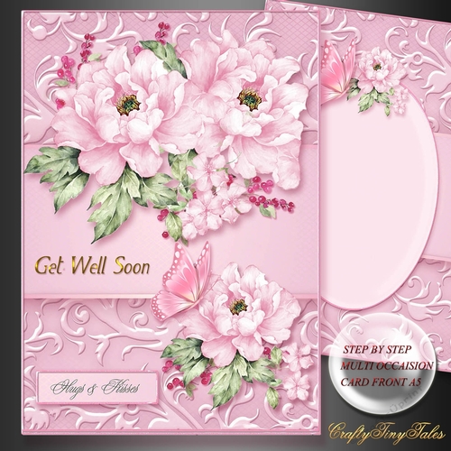 Pretty and Pink 6x8 Floral Card Front Mini Kit.3