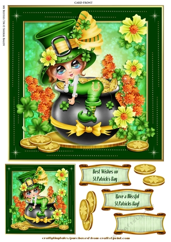 St.Patricks My Besties Quick Card 3