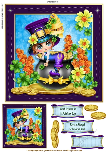 St.Patricks My Besties Quick Card 4