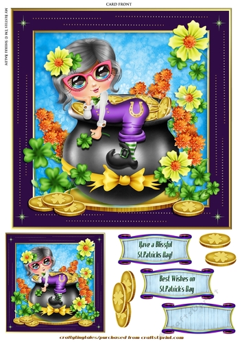 St.Patricks My Besties Quick Card 6