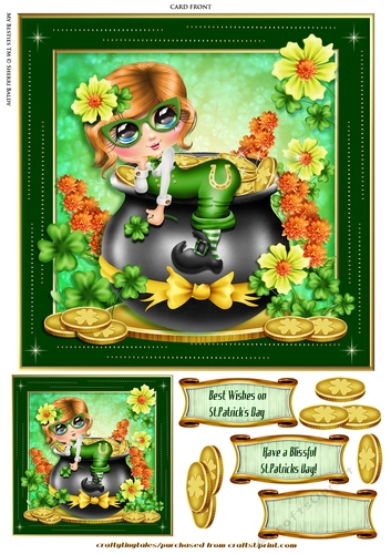 St.Patricks My Besties Quick Card 7