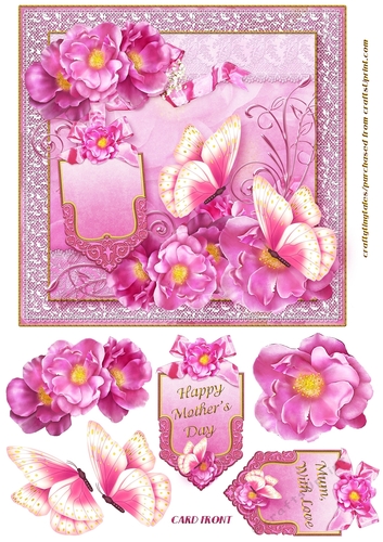Bloom 7x7 Mothers Day Card