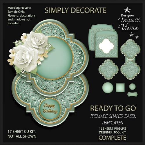Ready To Go Premade Shaped Easel Templates 11