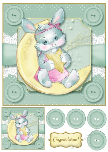 Baby Pets 8x8 Card Front 7