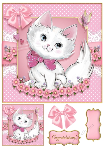 Baby Pets 8x8 Card Front 11