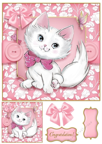 Baby Pets 8x8 Card Front 12