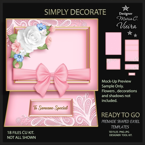 Ready To Go Premade Lace Easel Templates 1
