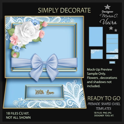 Ready To Go Premade Lace Easel Templates 2