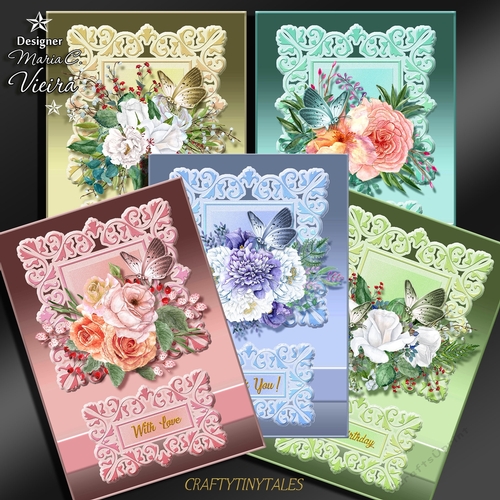 A5-Floral Foil Card Front Bumper Kit.2