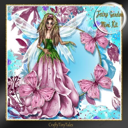 Fairy Garden Card Front Mini Kit.4