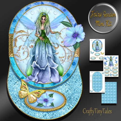 Fairy Garden Oval Easel Mini Kit.1