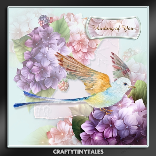 Pretty In Pastel Birds and Floral 4