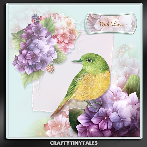 Pretty In Pastel Birds and Floral 6