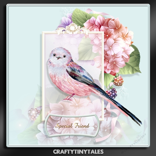 Pretty In Pastel Birds and Floral 8
