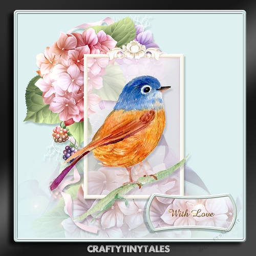 Pretty In Pastel Birds and Floral 10