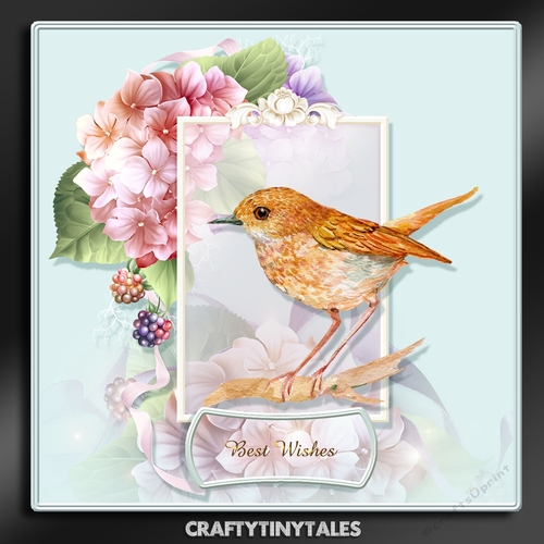 Pretty In Pastel Birds and Floral 11