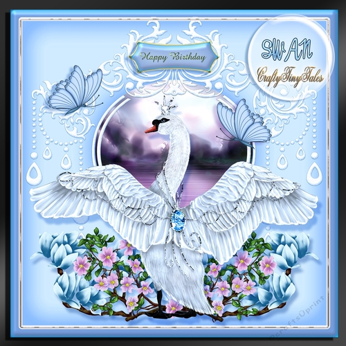 Swan Lake Card Front Kit-4
