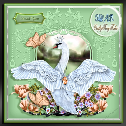 Swan Lake Card Front Kit-6