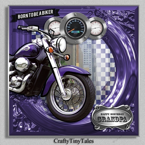 Biker Speed Card Front Mini Kit-2