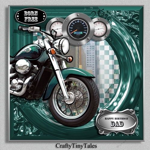 Biker Speed Card Front Mini Kit-3