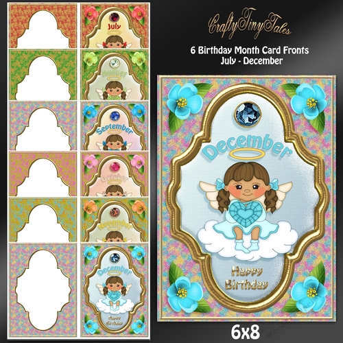 July-December Birthstone CardFront Bumper-2