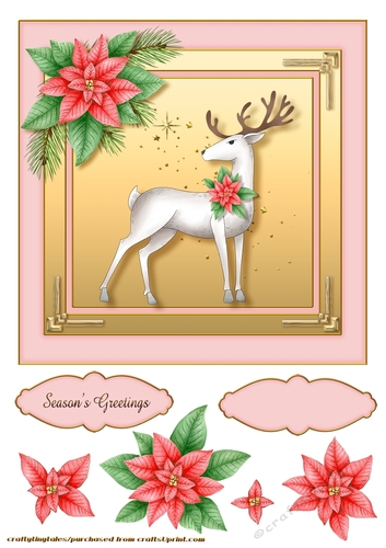 Winter Delights Pink CardFront -2