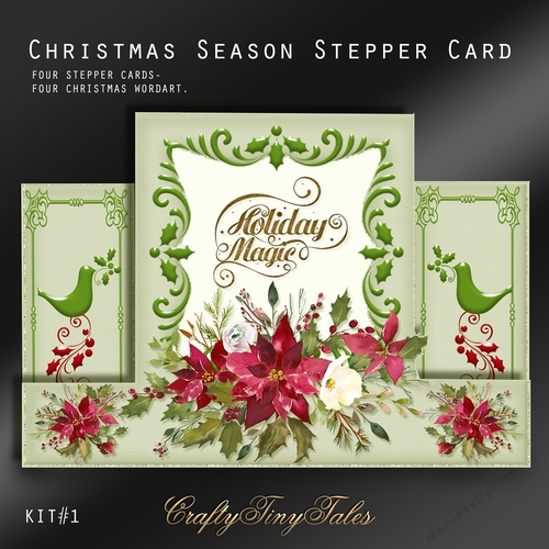 Christmas Season Stepper Card Kit-1