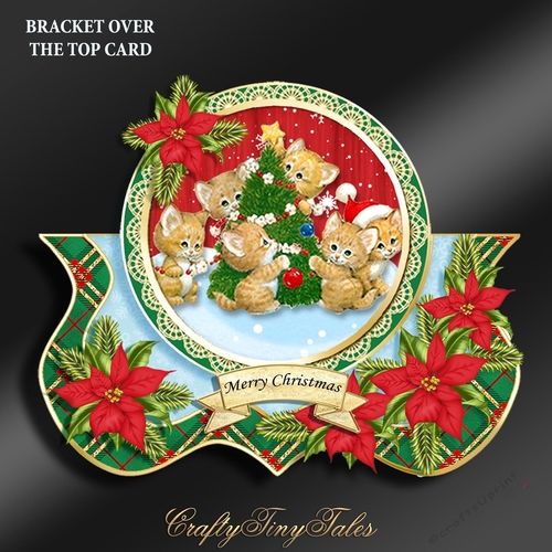 Bracket Over The Top Christmas Card Kit-2