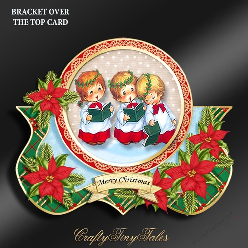 Bracket Over The Top Christmas Card Kit-3