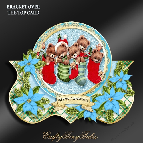 Bracket Over The Top Christmas Card Kit-5