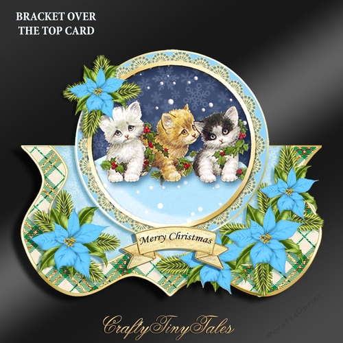 Bracket Over The Top Christmas Card Kit-6