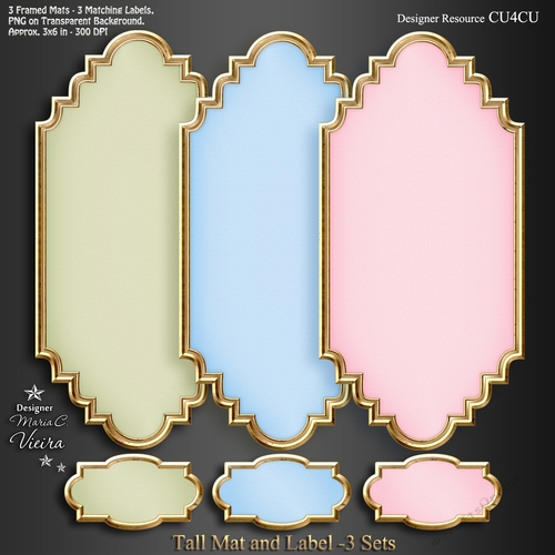 Designer Resource Tall Mats-n-Labels Kit-1