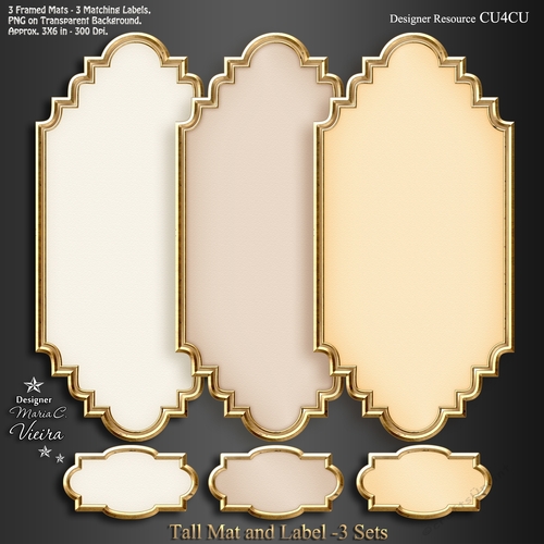 Designer Resource Tall Mats-n-Labels Kit-2