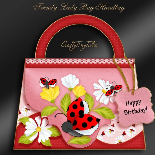Trendy Lady Bug Handbag Mini Kit-1
