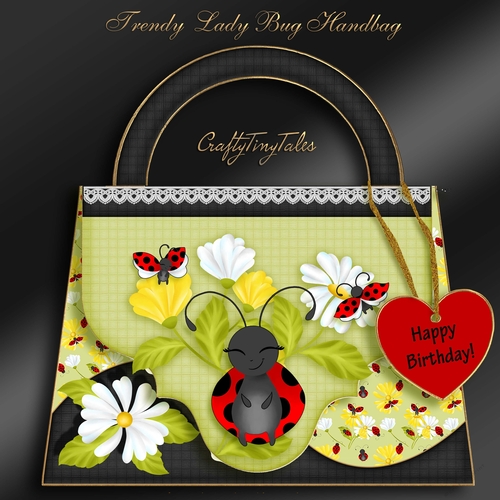 Trendy Lady Bug Handbag Mini Kit-3