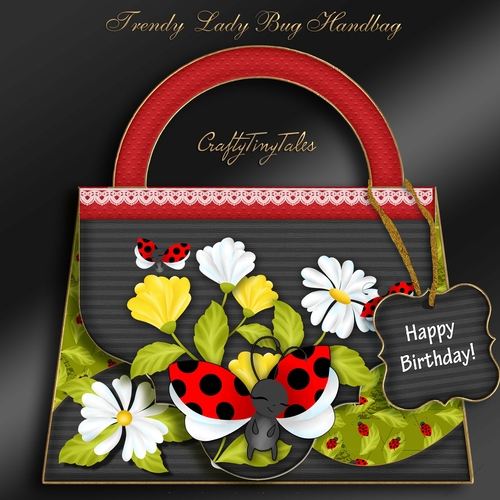 Trendy Lady Bug Handbag Mini Kit-6