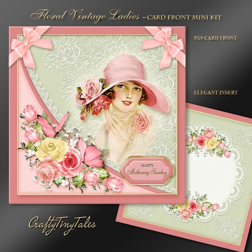 Floral Vintage Ladies - Mini Kit-1