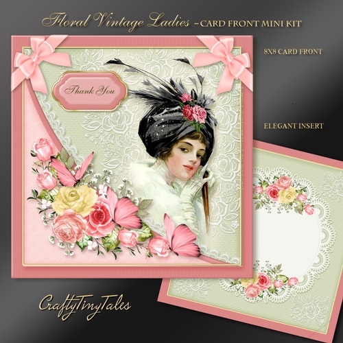 Floral Vintage Ladies - Mini Kit-3