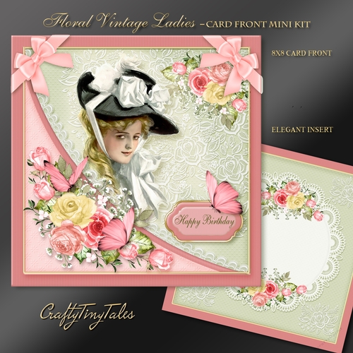 Floral Vintage Ladies - Mini Kit-4